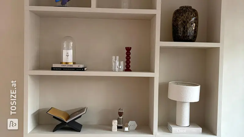 Stylish Japandi Shelving Unit: An Eye-catcher in the Living Room, by Max