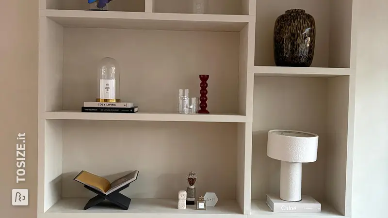 Stylish Japandi Shelving Unit: An Eye-catcher in the Living Room, by Max
