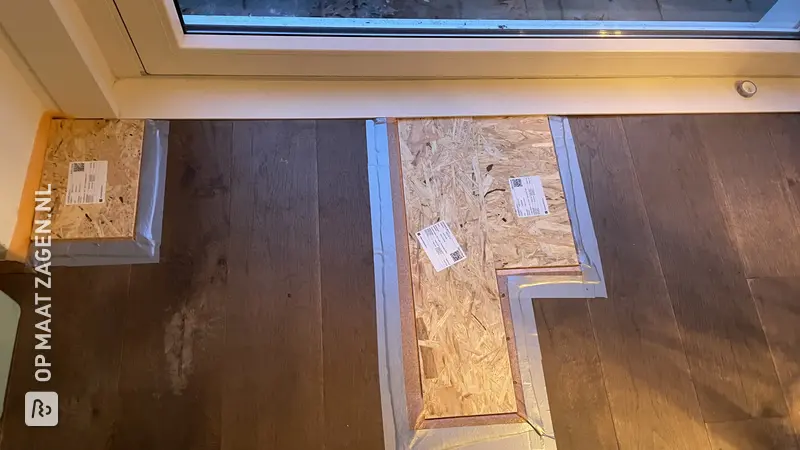 Tijdelijke Ondervloer voor de Woonkamer, door Sabrina