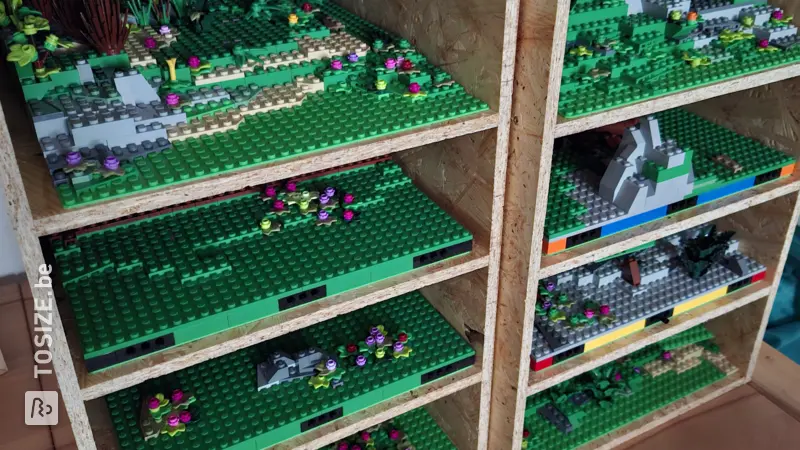 Boîte modulaire à monter soi-même pour collectionneurs de Lego, par Anja