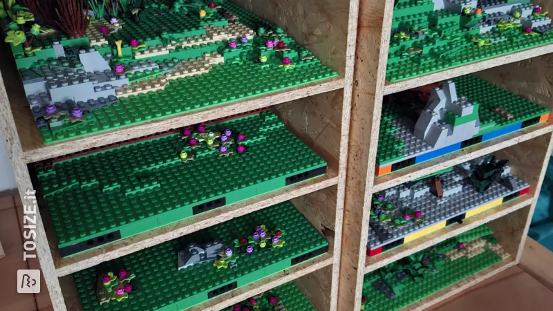 Scatola modulare fai da te per collezionisti Lego, di Anja