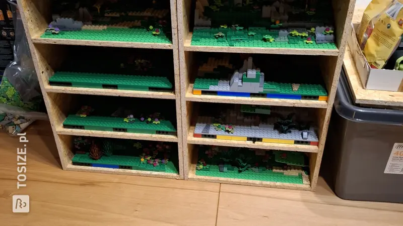 DIY modular box for Lego collectors, by Anja