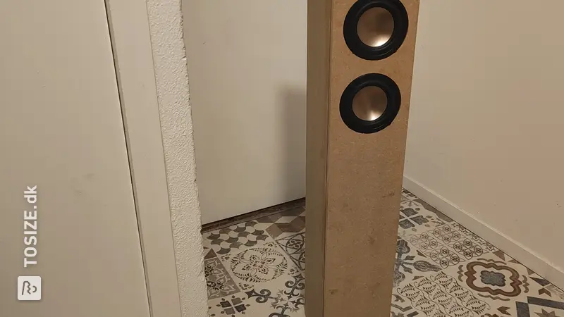 Beautiful MDF Floorstanders for Speakers, by Gerjan