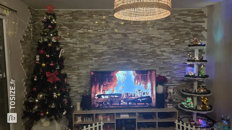 Fabrication d'un Arbre de Noël Unique, par Pauline