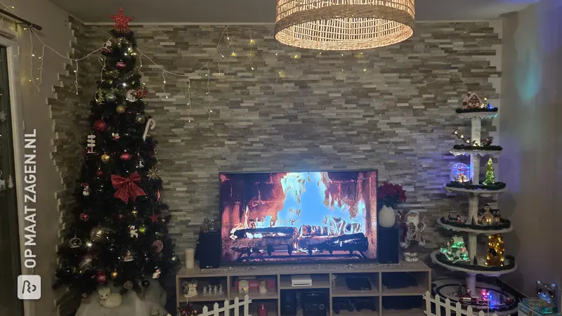 Een unieke kerstboom maken, door Pauline