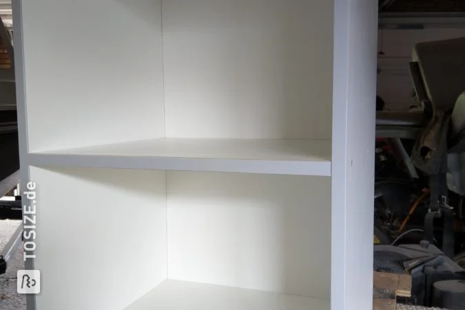 Built-in cupboard to replace kitchen revolving cupboard, by John