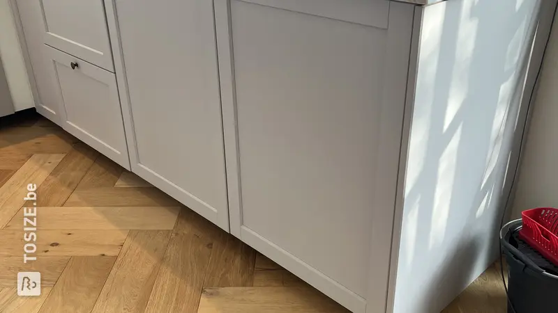 IKEA Kitchen With Custom Side Panels, by Guido