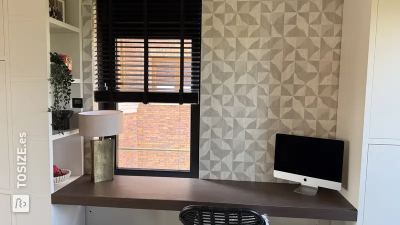 Proyecto de estantería y escritorio con estilo, por Lone