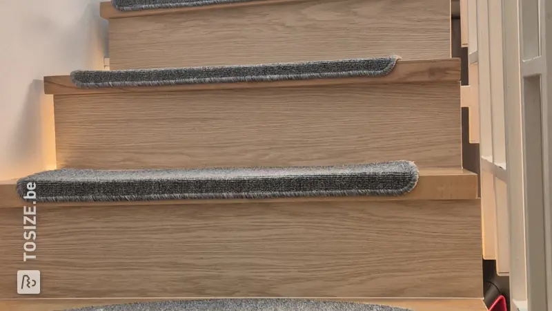 Enclosing an open staircase for dust and fall protection, by Daniel