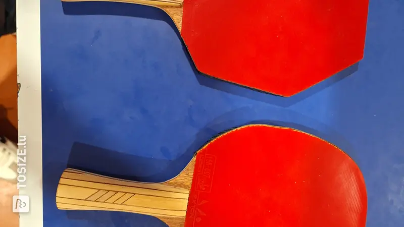Personalized Ping Pong Paddles, by Joan Isern