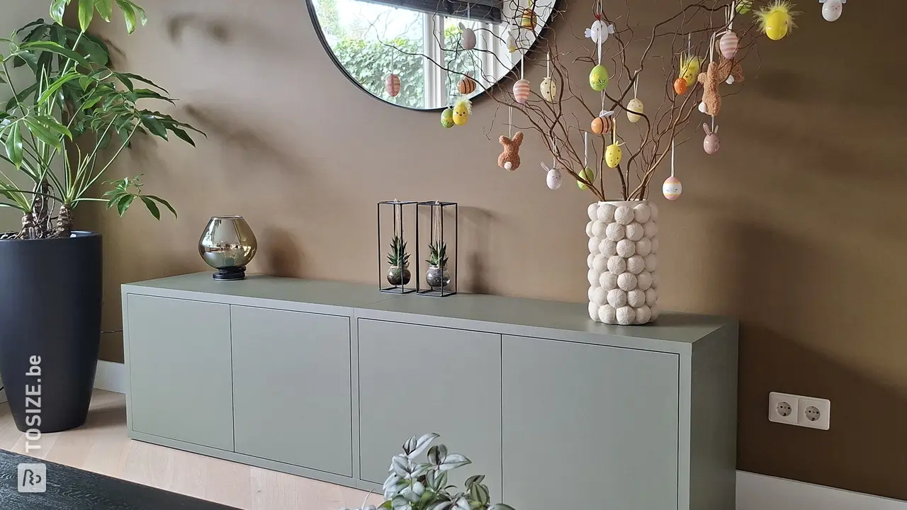 Stylish Sideboard in Green Shadow, by Alain