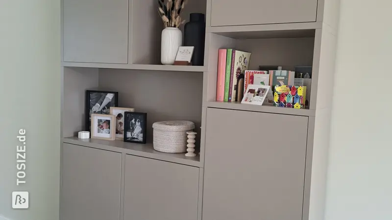 Stylish Wall Cabinet and Kitchen Unit for the Living Room, by Lieke