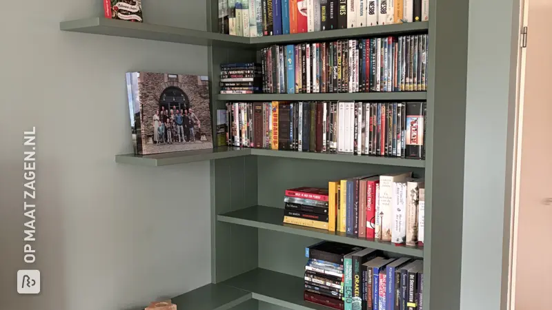 Stylish Bookcase with Shelves, by Huib