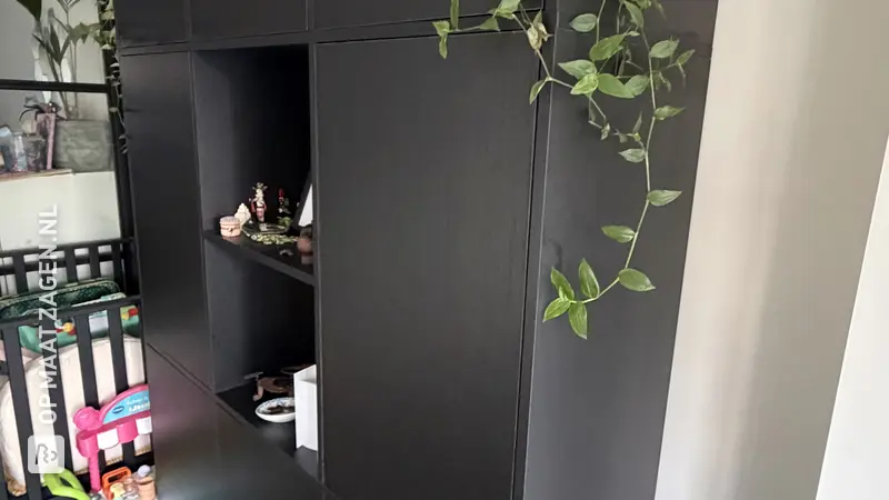 Stijlvolle Woonkamerkast voor Speelgoedopslag, door Nadine