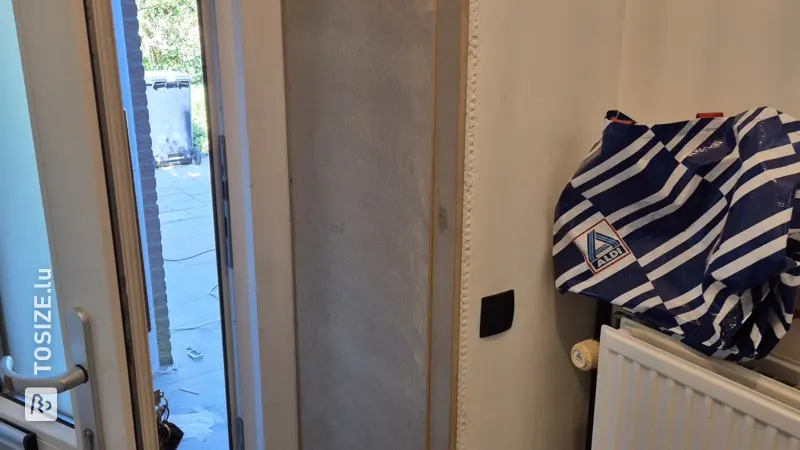 Making a stylish meter cupboard door from MDF, by Damon