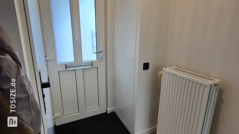 Making a stylish meter cupboard door from MDF, by Damon