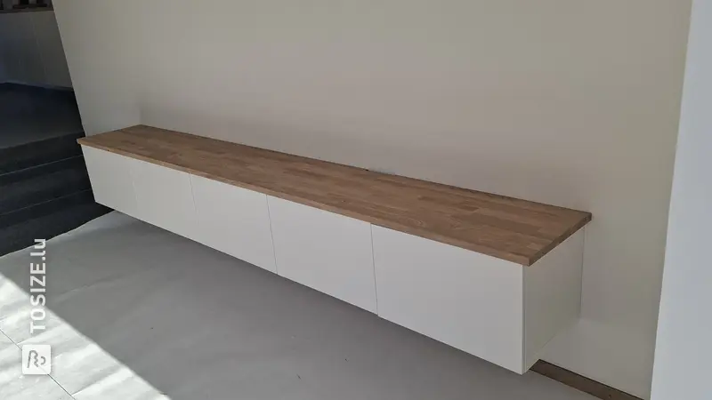 Making a Stylish Oak Ikea Besta Worktop, by Olivier