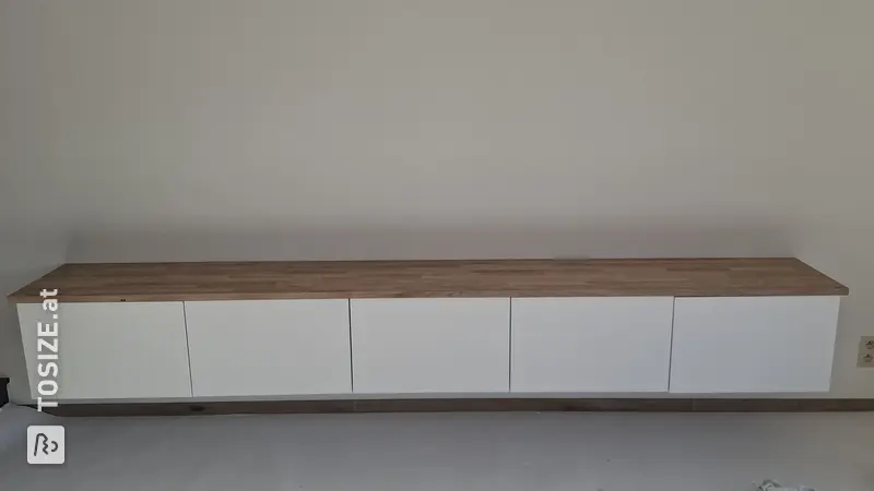Eine stilvolle Eichen-Arbeitsplatte aus Ikea Besta-Eiche herstellen, von Olivier