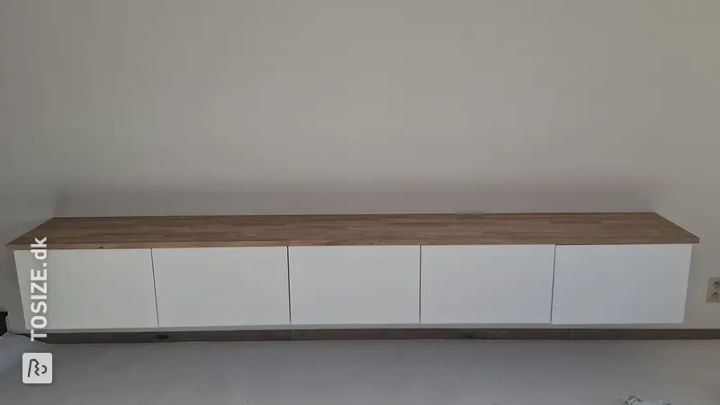 Making a Stylish Oak Ikea Besta Worktop, by Olivier