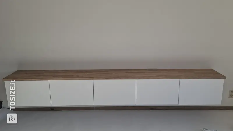 Making a Stylish Oak Ikea Besta Worktop, by Olivier