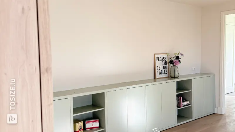 A custom-made sideboard for our farmhouse, by Anne