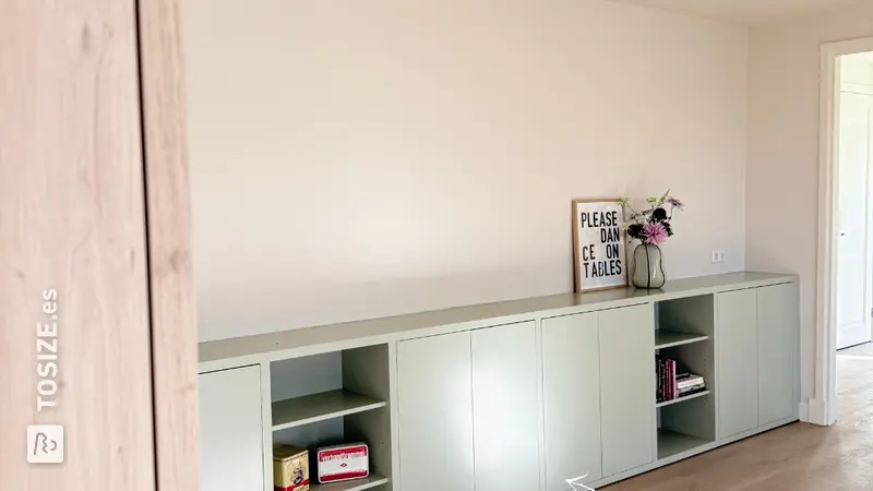 Un aparador hecho a medida para nuestra casa de campo, por Anne.