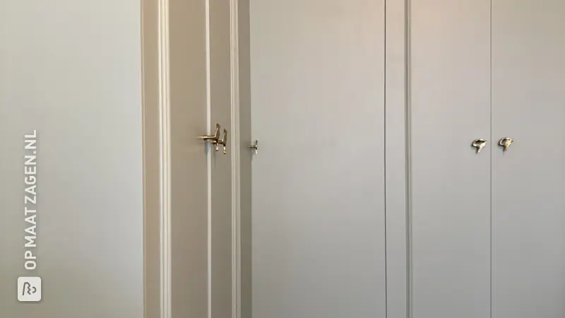 Stijlvolle IKEA Pax Upgrade met MDF, door Nienke