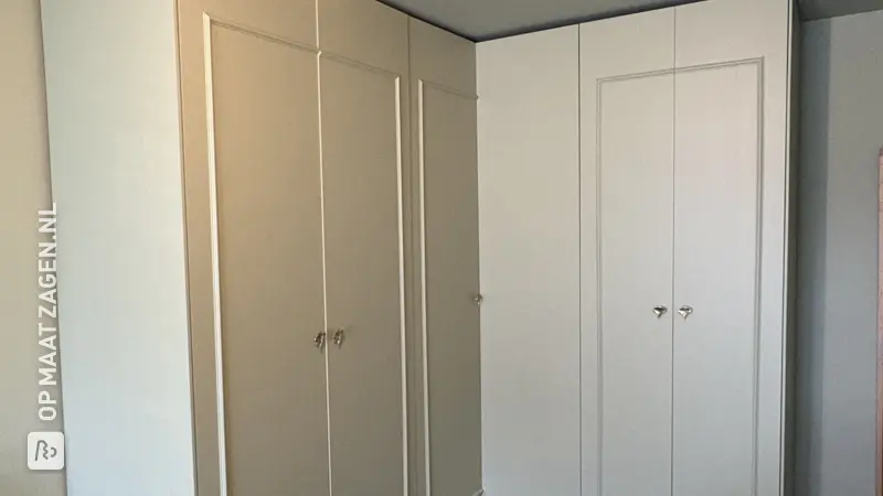 Stijlvolle IKEA Pax Upgrade met MDF, door Nienke