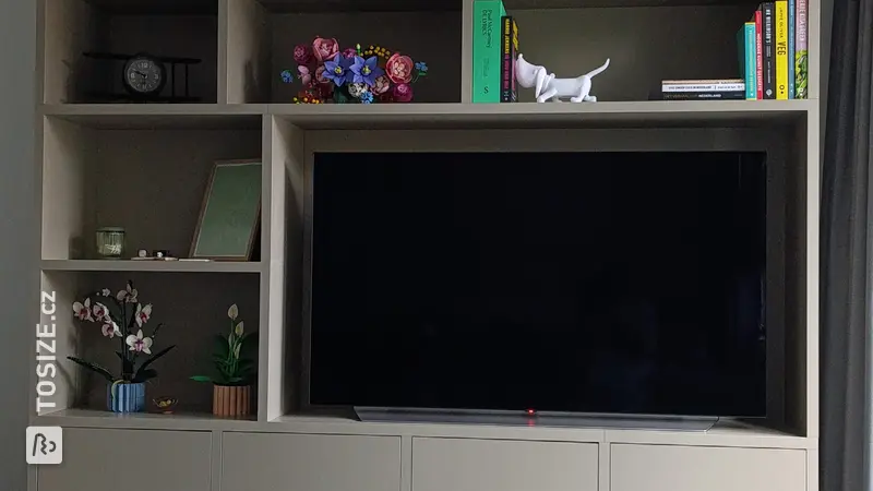 Spacious Compartment Cabinet for the Living Room, by Son