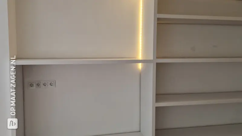 Unique Custom MDF Bookcase and TV Cabinet by Eibert