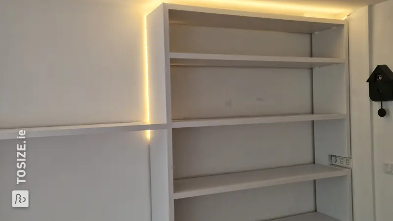 Unique Custom MDF Bookcase and TV Cabinet by Eibert