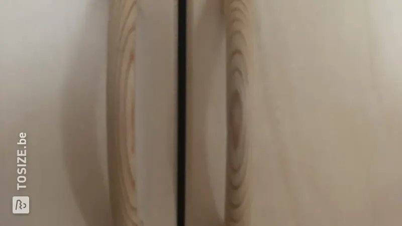 Stylish Wardrobe with Plywood Cabinet Doors, by Erik