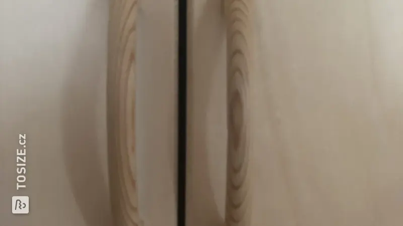 Stylish Wardrobe with Plywood Cabinet Doors, by Erik
