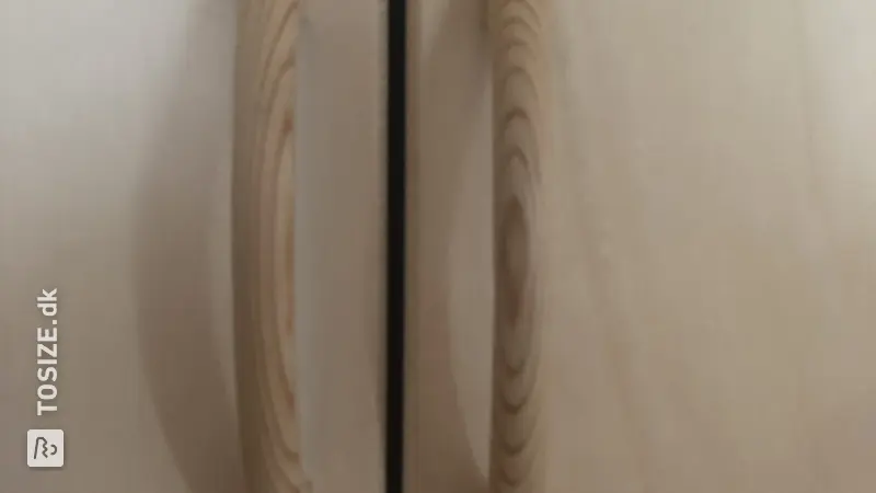 Stylish Wardrobe with Plywood Cabinet Doors, by Erik