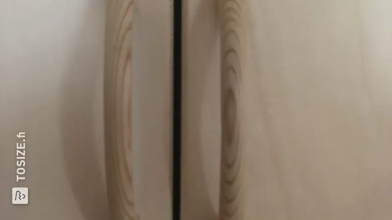 Stylish Wardrobe with Plywood Cabinet Doors, by Erik
