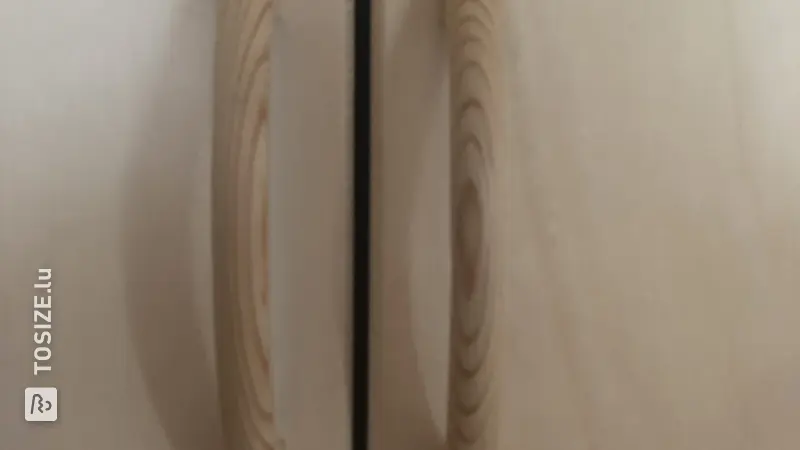 Stylish Wardrobe with Plywood Cabinet Doors, by Erik