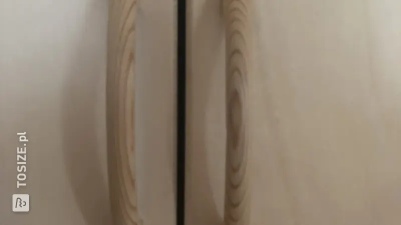 Stylish Wardrobe with Plywood Cabinet Doors, by Erik