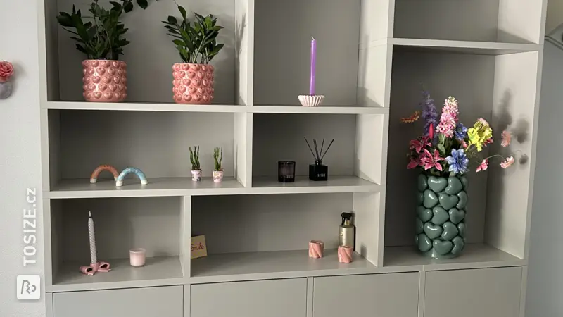 Custom Wall Cabinet for the Living Room, by Rick