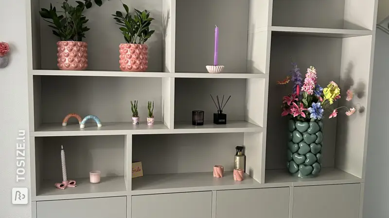 Custom Wall Cabinet for the Living Room, by Rick