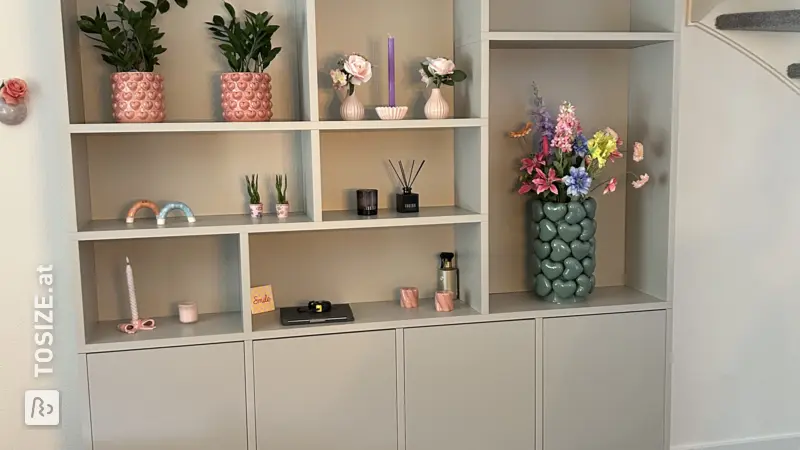 Custom Wall Cabinet for the Living Room, by Rick