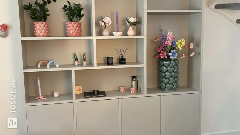 Custom Wall Cabinet for the Living Room, by Rick