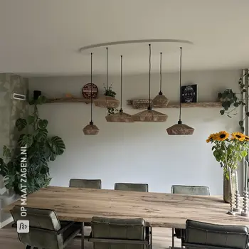 DIY Plafondlamp voor de Woonkamer, door Ellen