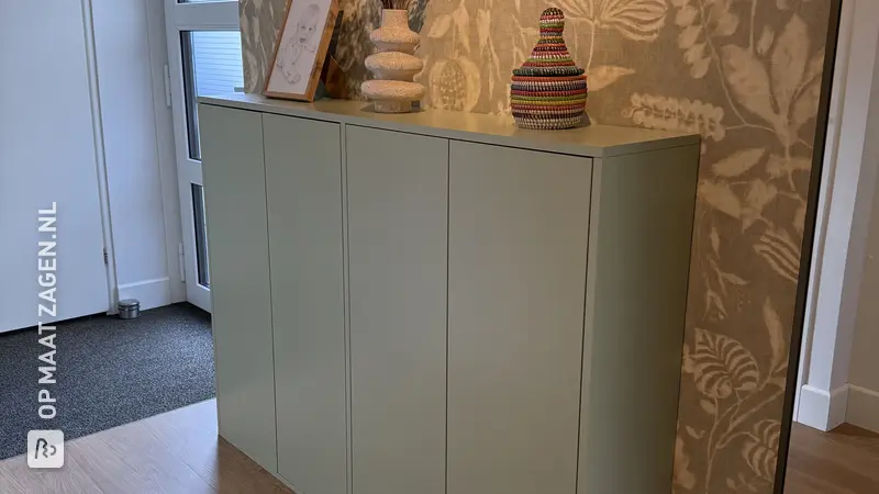 Stylish Sliding Doors and Shoe Cabinet for the Hallway, by Melany