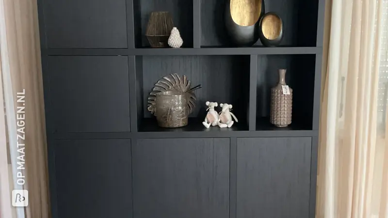 Stylish Black Oak Living Room Cabinet, by Patrik