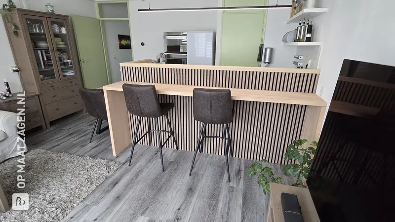 Cozy Wooden Bar for Gathering, by Remco