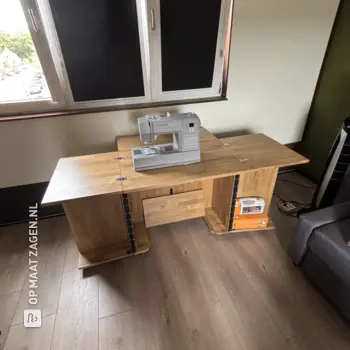 Craft Desk and Cabinet in One, by Taco
