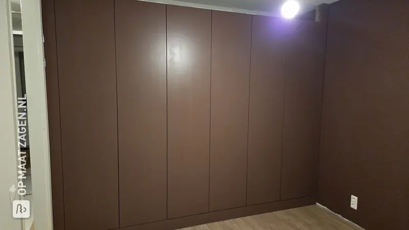 Stylish Custom Wardrobe Wall with Pax Base, by Roy
