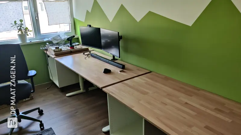 Stylish Beech Desk for Your Workspace, by Roy