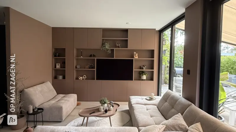 Stylish Japandi Cinewall for the Living Room, by Barbara