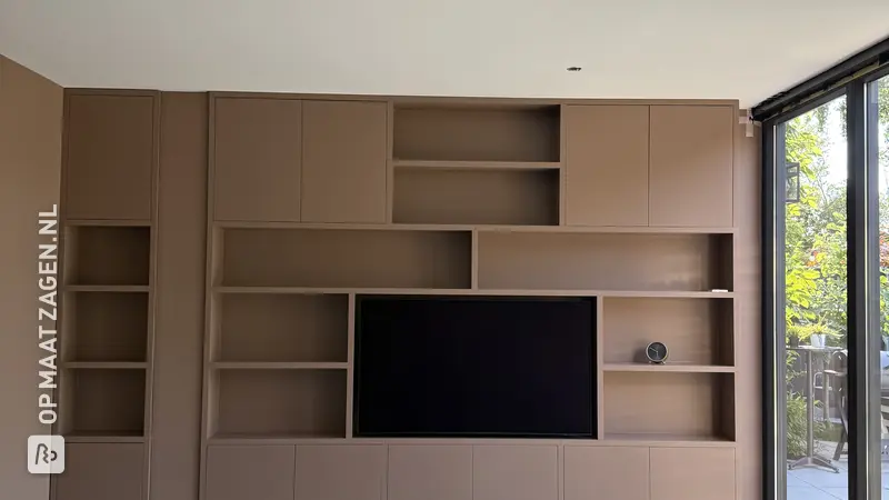 Stijlvolle Japandi Cinewall voor de Woonkamer, door Barbara
